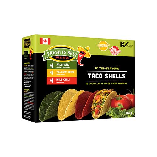 Fresh Is Best Tri-Flavour Taco Shells