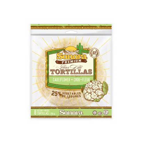 Sonora Flour Tortillas - Cauliflower - Medium 8"