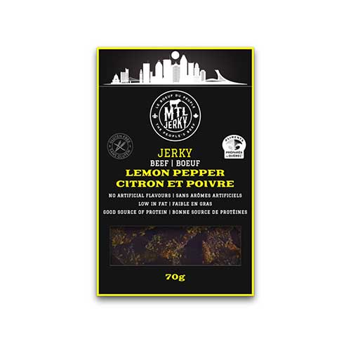 MTL Jerky - Lemon Pepper Beef Jerky