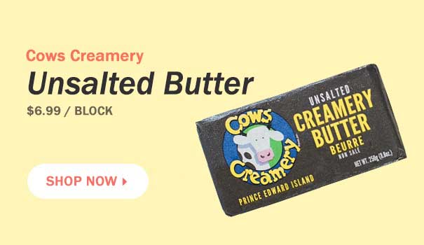 New Product - Cows Creamery Butter
