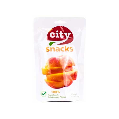 City Snacks Freeze-Dried Fruit – Peach