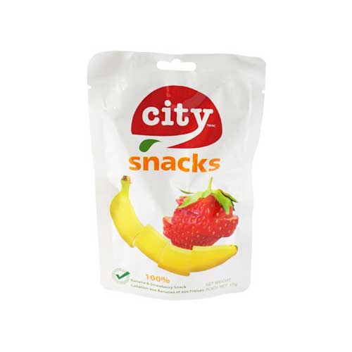 City Snacks Freeze-Dried Fruit – Strawberry Banana