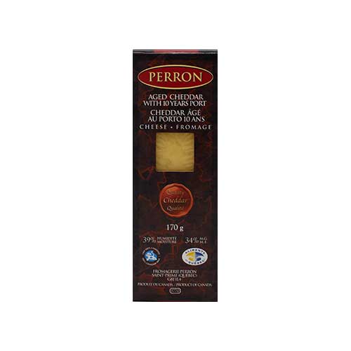 Perron Block Cheese - Aged Cheddar with 10 Years Port