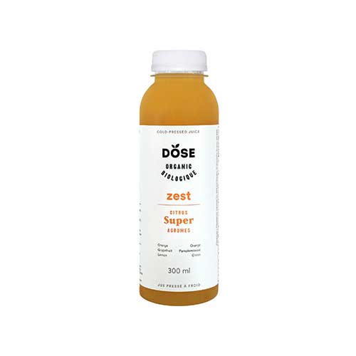 Dose Organic Cold Pressed Juice – Zest