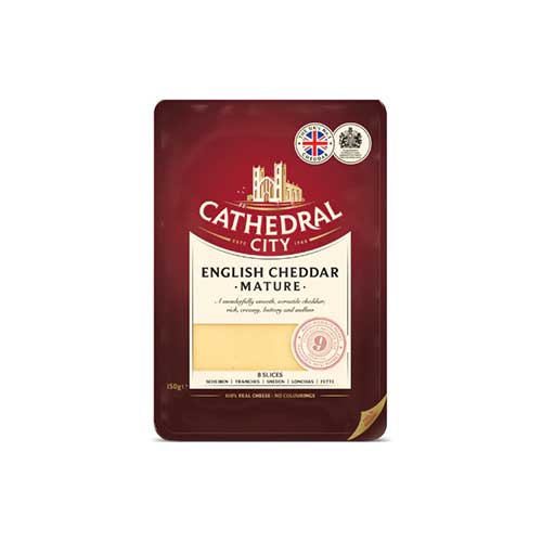 Cathedral City Sliced Cheese - Mature English Cheddar