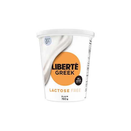 Liberté Lactose-Free Greek Yogurt - Plain 0%