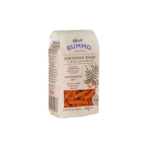 Rummo Maccheroncelli n°7 – red lentils & brown rice