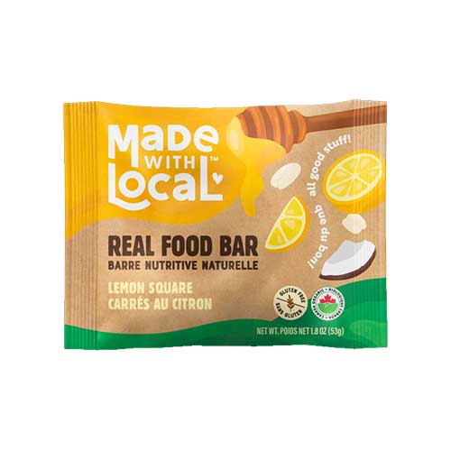 Made With Local Real Food Bar – Lemon Square