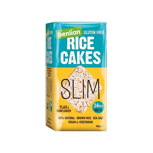 Benlian Food Slim Rice Cakes – Flax & Sunflower